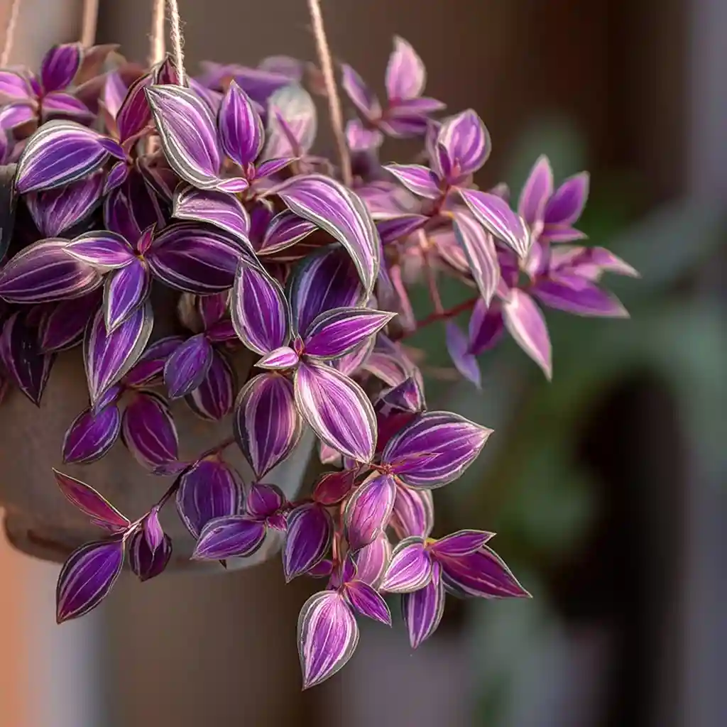 9. Wandering Dude (Tradescantia zebrina)
