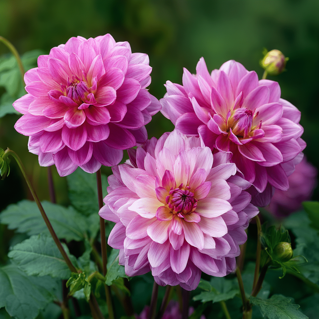 Waterlily Dahlias