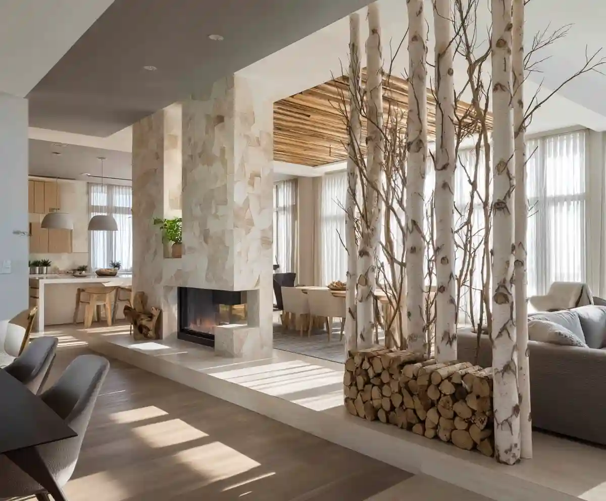12 Ways To Use Actual Birch Trees In Your Home