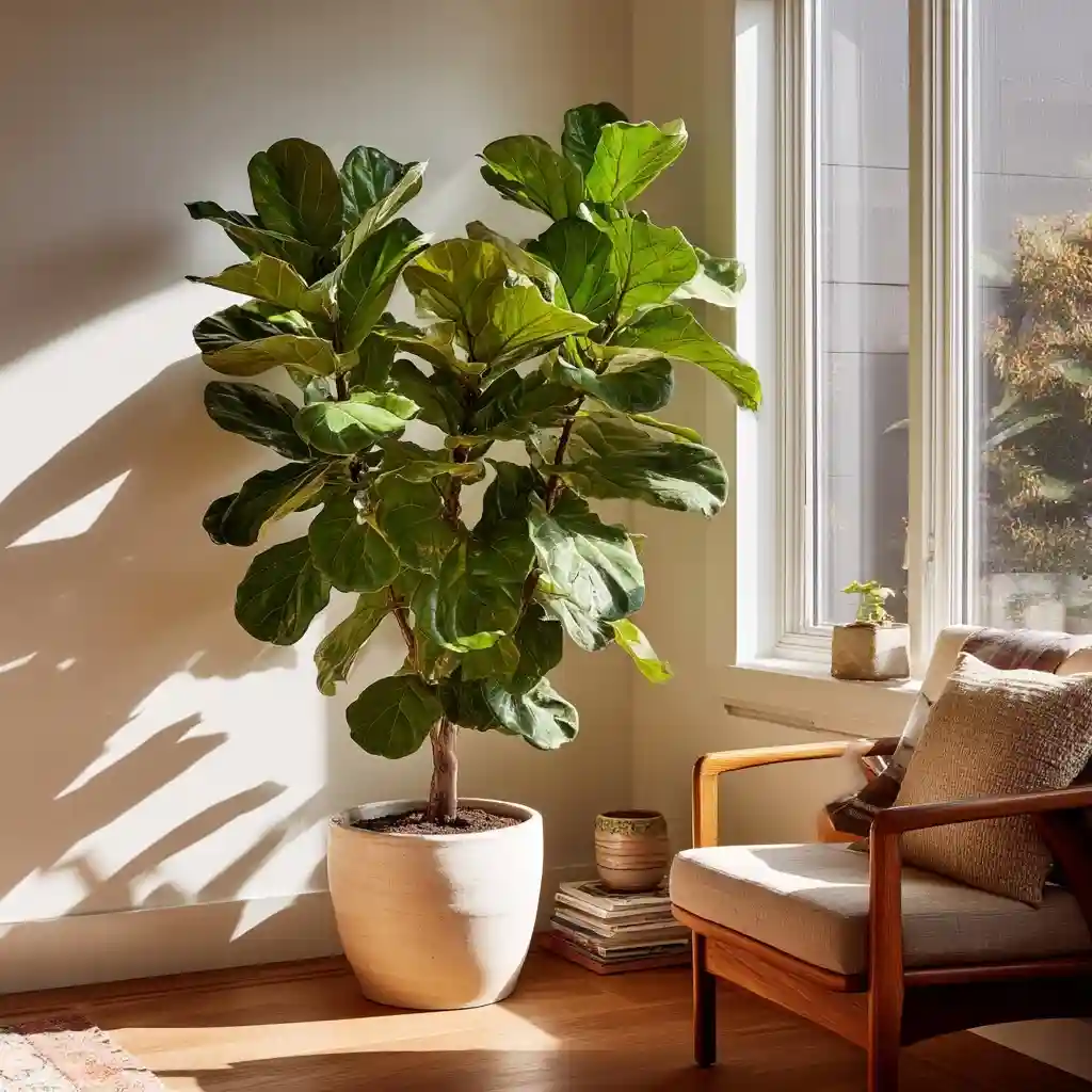9 Aesthetic Plants to Improve to Your Space's Style 5 Fiddle Leaf Fig