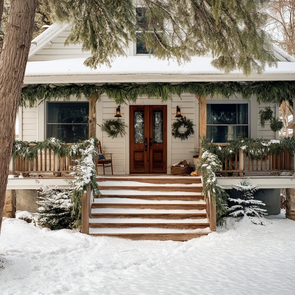 Outdoor Holiday Decorating with Evergreens