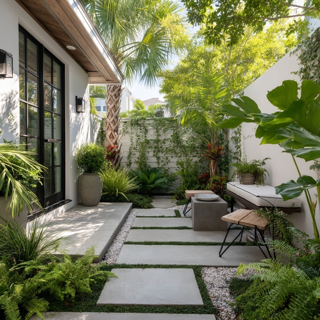 8 Backyard Patio Designs for Small Florida Spaces 2 Stick to Straight Lines for Maximum Use