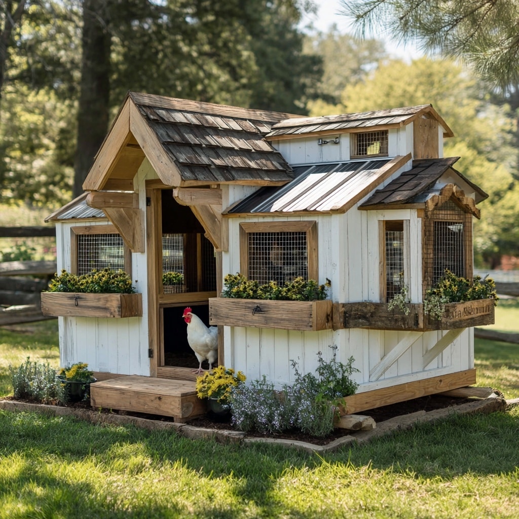 10 Chicken Coop Ideas for Your Backyard Flock 3 The Farmhouse Classic