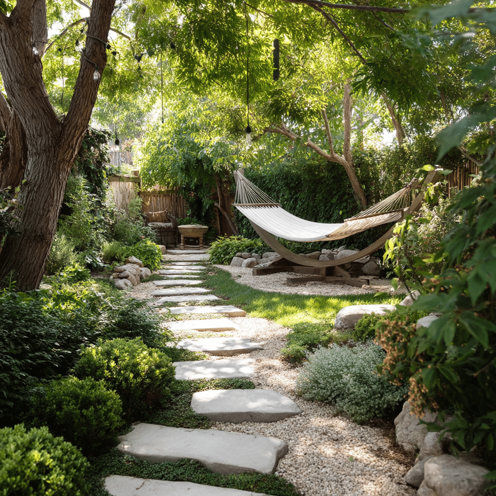 Geometric Stepping Stone Path