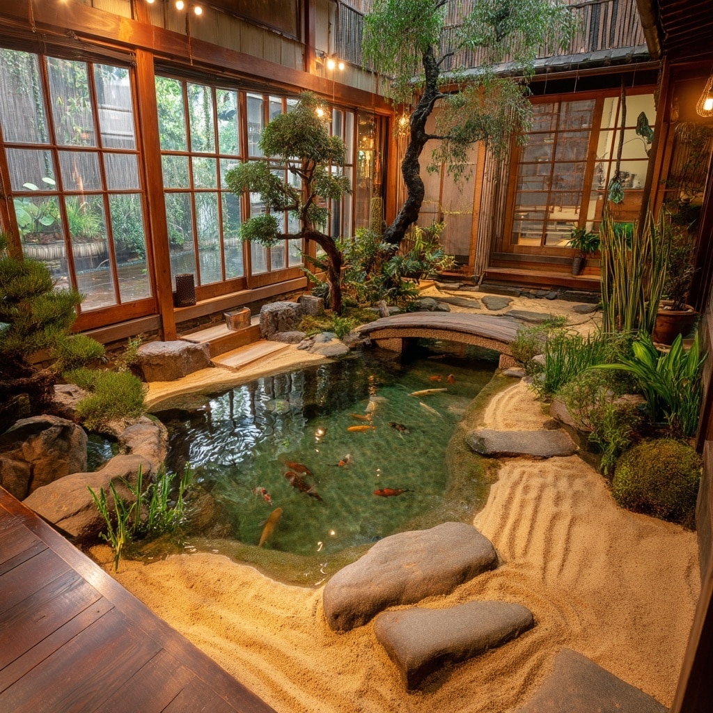  Japanese-Style Indoor Pond