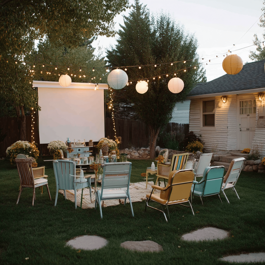  Outdoor Movie Screen Setup