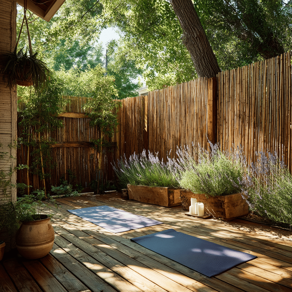 Backyard Yoga Deck