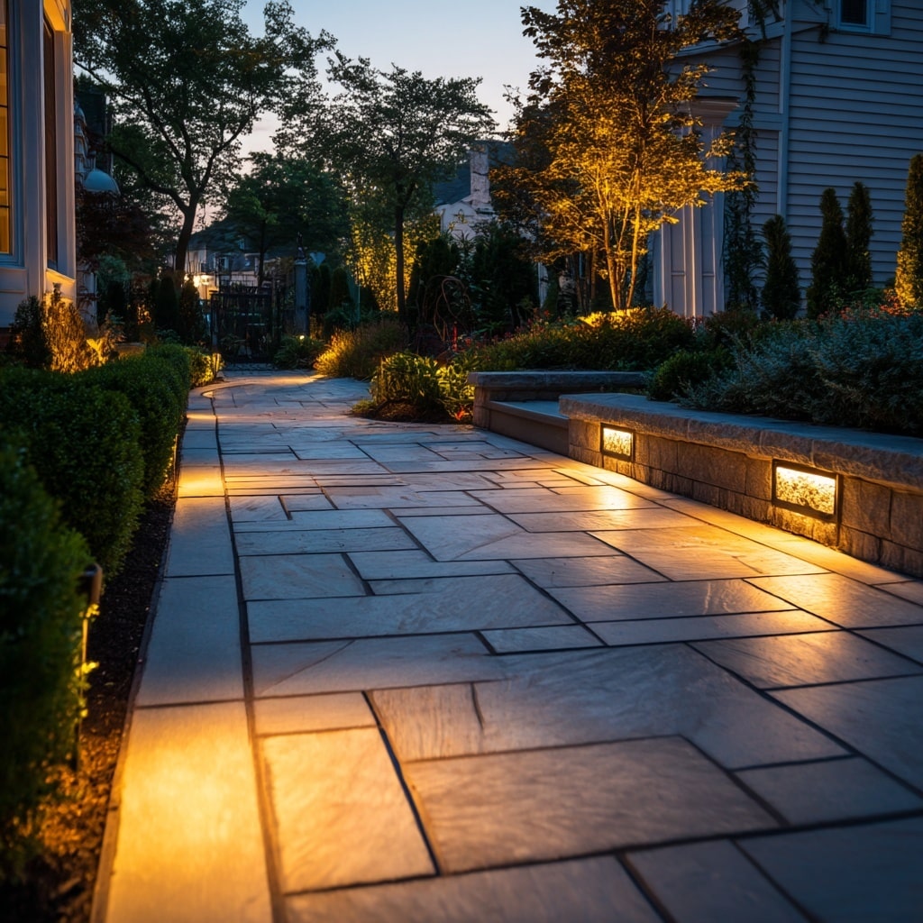 Outdoor Walkway Design: 4 Key Factors to Consider 3 Walkway Lighting