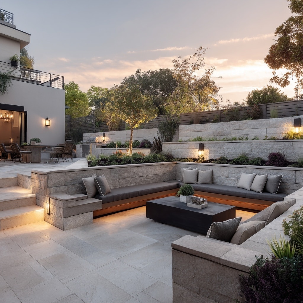  Add Built-In Seating Walls