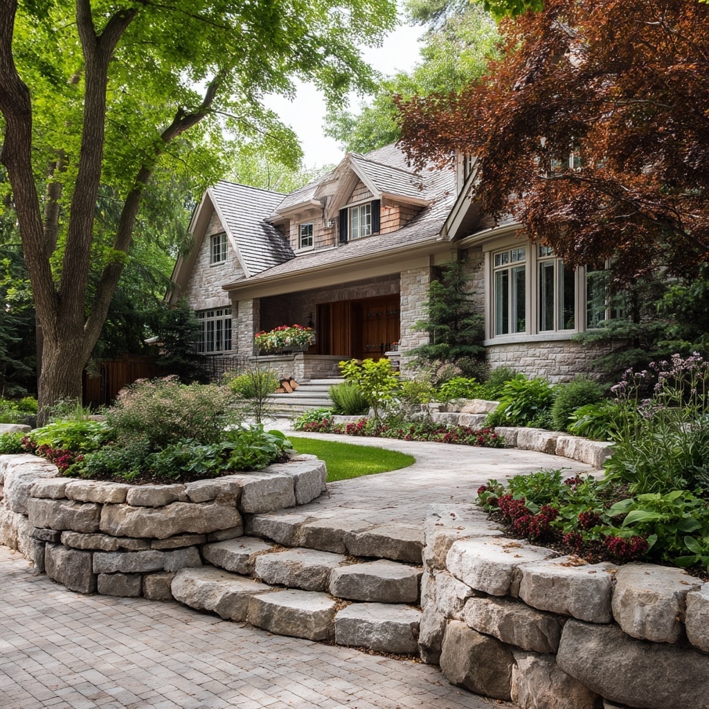 . Add Stonework for Structure and Style