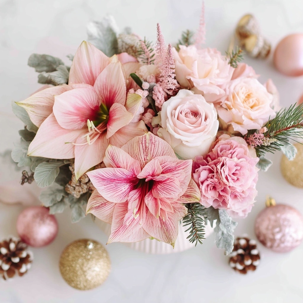  Best Pink Flowers for Christmas Arrangements