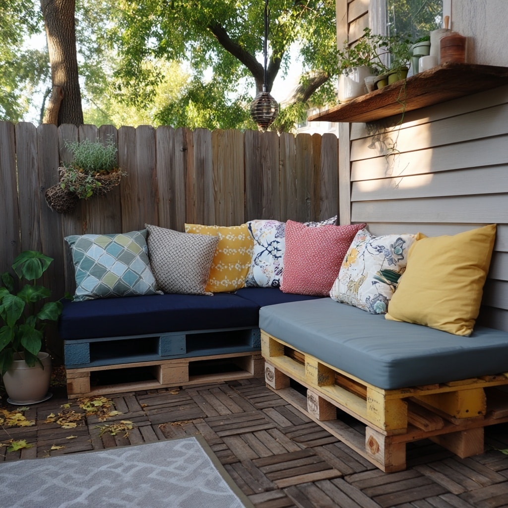 Build DIY Pallet Patio Furniture