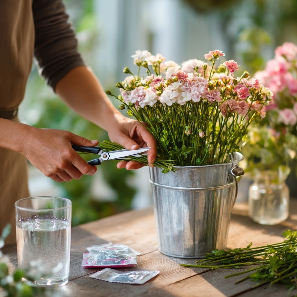 Cut and Prepare Your Flowers