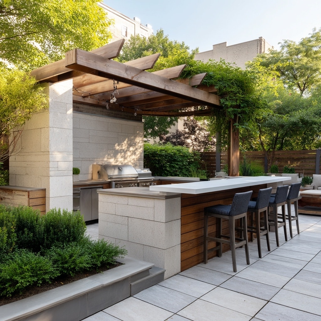 10 Patio Ideas to Transform Your Outdoor Space 3 Design a Patio Kitchen Built for Entertaining