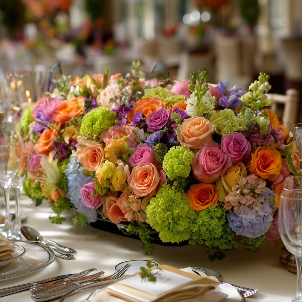 7 Types of Flower Arrangements for Every Occasion 3 Oval Flower Arrangement