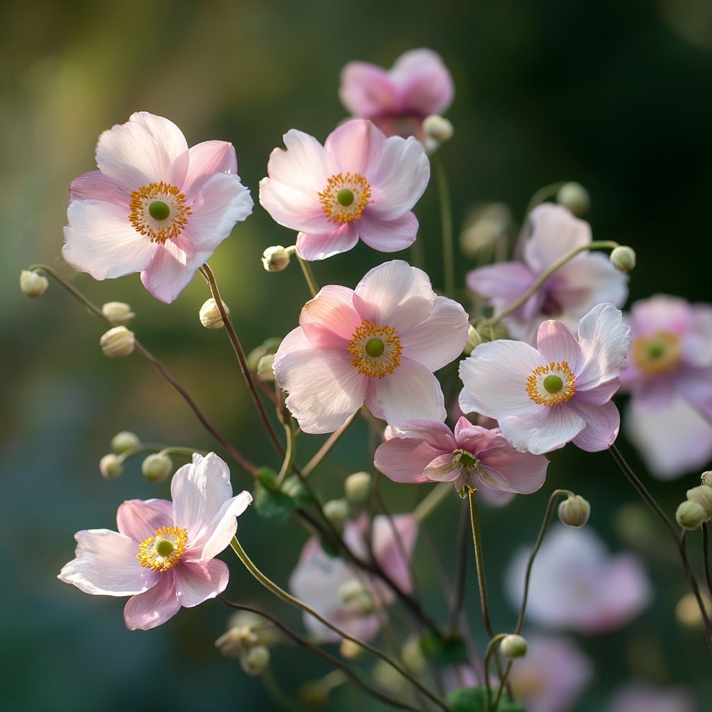 Japanese Anemone – Graceful Blooms for Late Summer