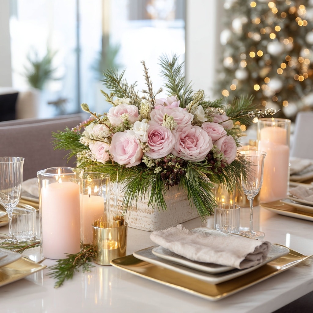 Decorating with Pink Flowers Holiday Styling Tips