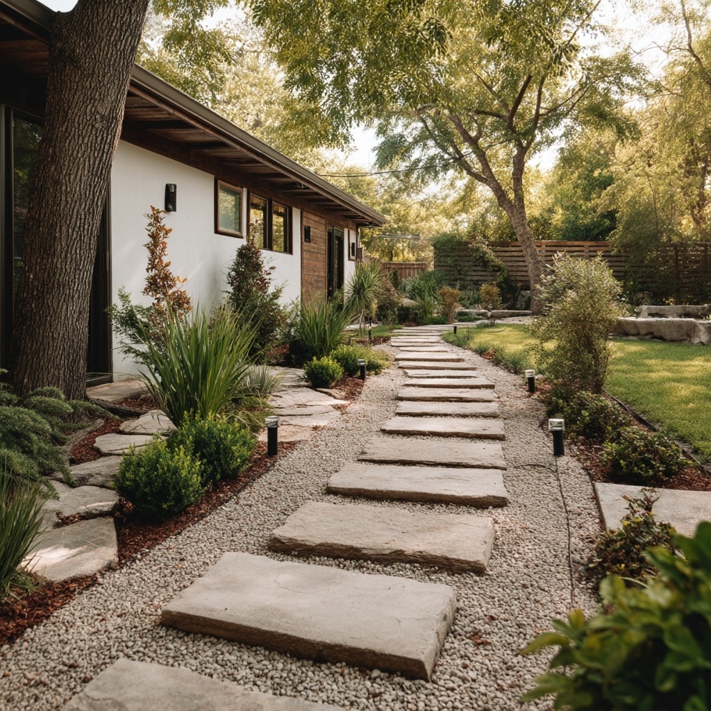  Use Gravel or Stepping Stones for Easy Pathways
