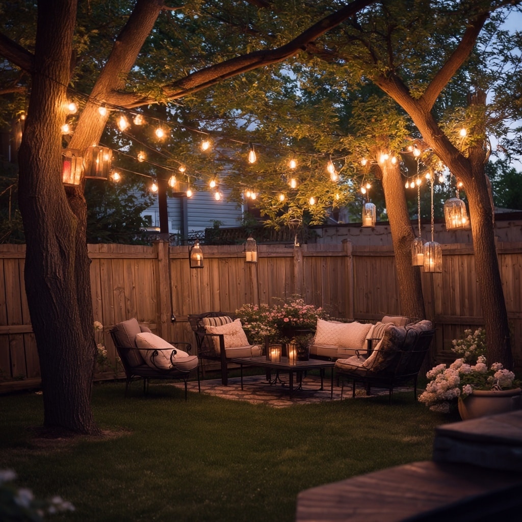 Hang String Lights for Instant Ambiance