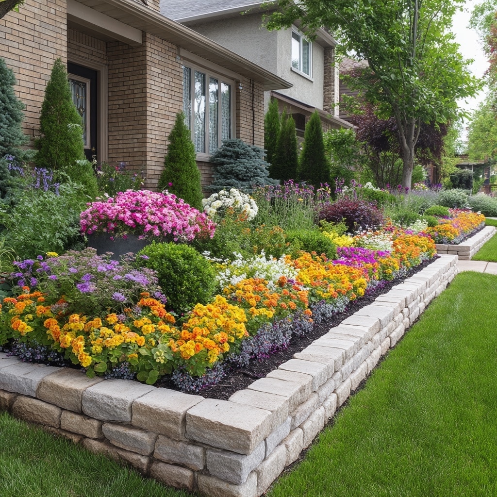 Raise Flowerbeds for Instant Visual Impact
