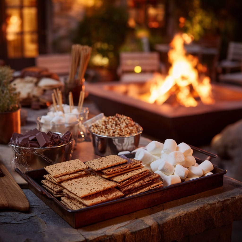 Set Up a DIY S’mores Bar