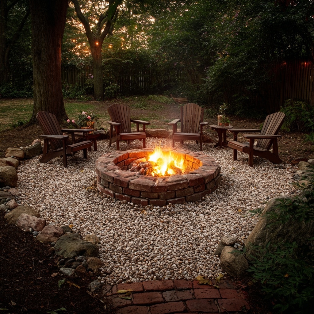 Fire Pit Seating Area