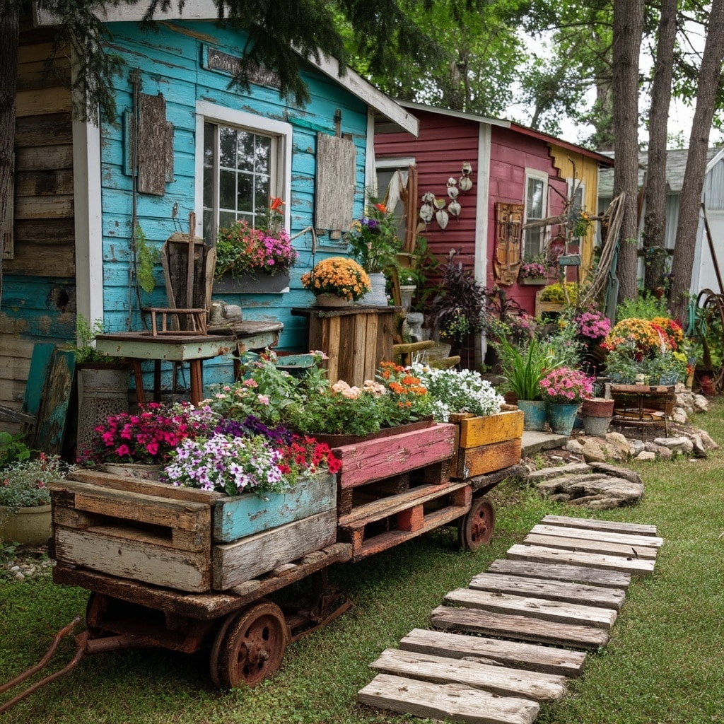 Repurpose and Upcycle Garden Decor