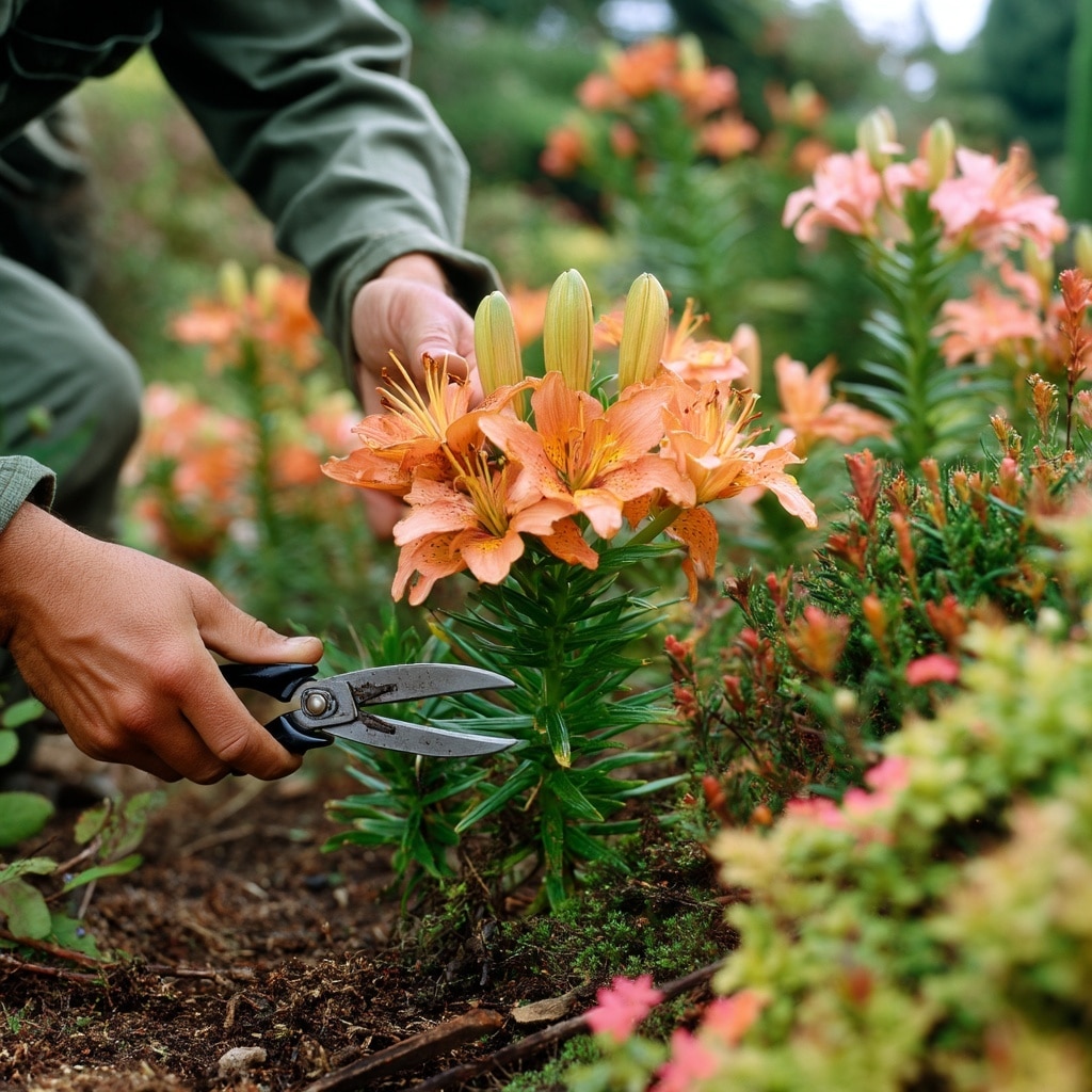 How to Grow & Care for Tiger Lily Flower Bulbs 6 Trim Spent Blossoms Diligently