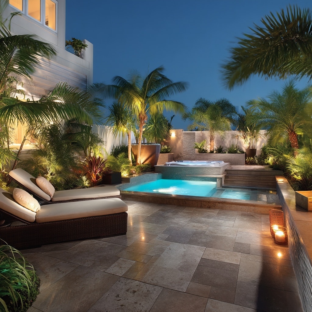 10 Patio Ideas to Transform Your Outdoor Space 8 Turn Your Patio Into a Resort-Inspired Retreat
