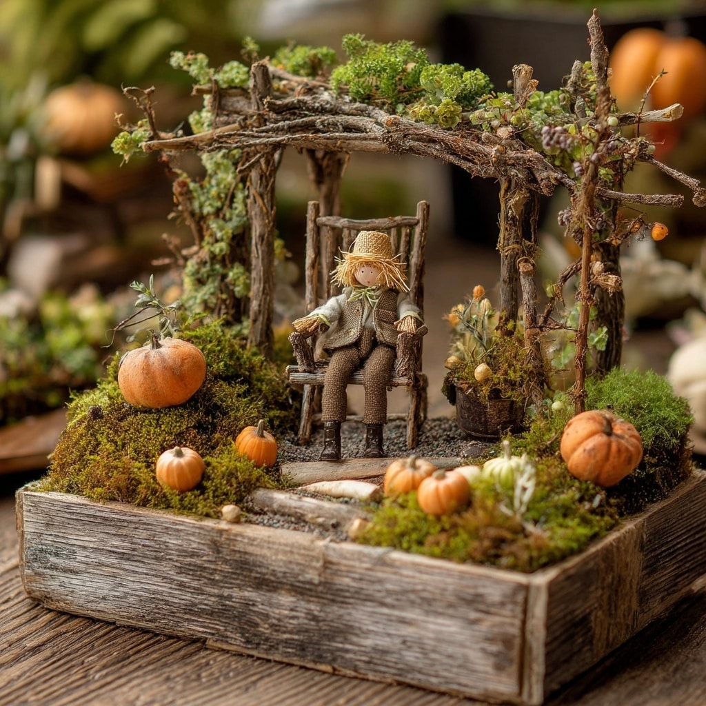 Twig Chair Fairy Garden