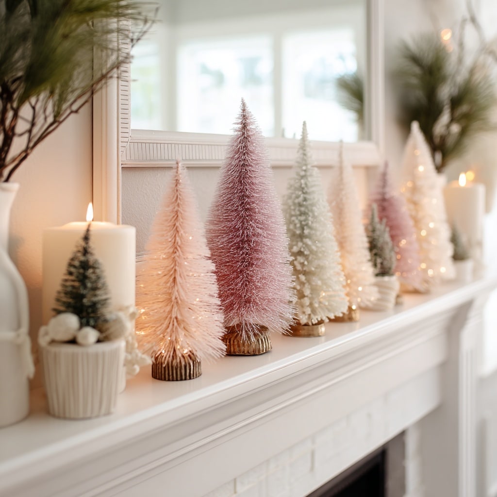 6 Pink Trees to Brighten Up Your Holiday Decor 9 Mini Blush Forest