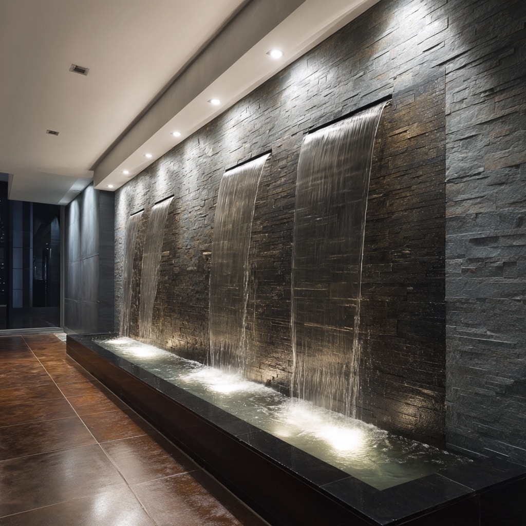 Wall-Mounted Pond Feature