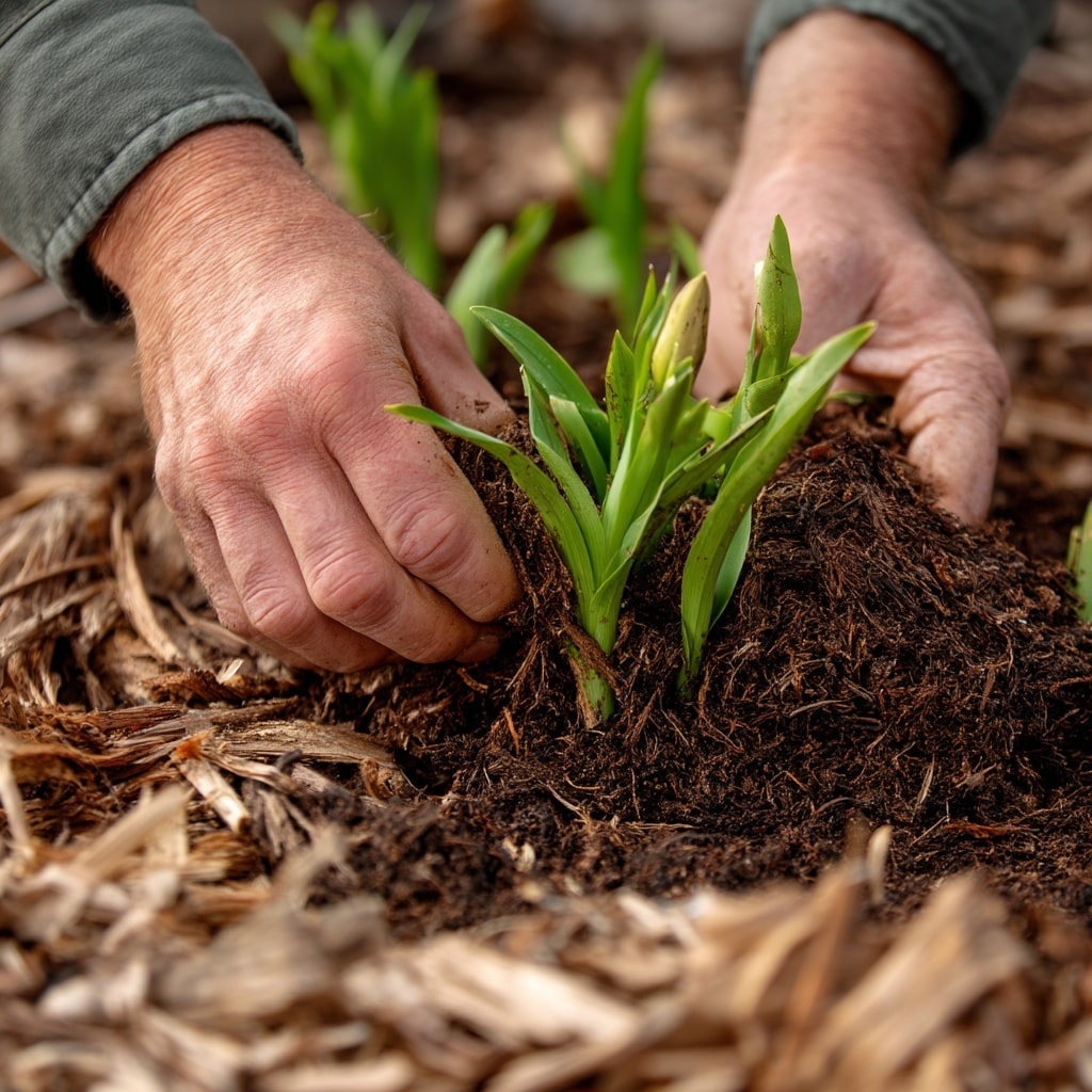 How to Grow & Care for Tiger Lily Flower Bulbs 8 Mulch in Springtime