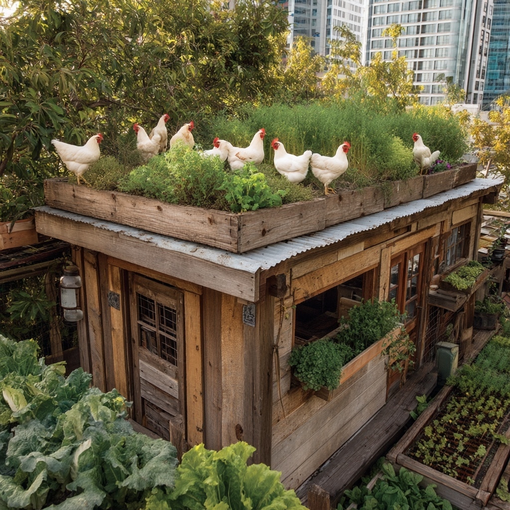 10 Chicken Coop Ideas for Your Backyard Flock 12  Rooftop Garden Coop