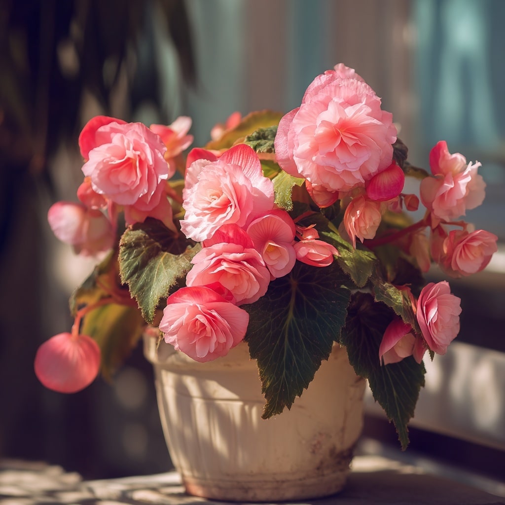 Rose Begonias – Delicate Blooms for Shady Spots
