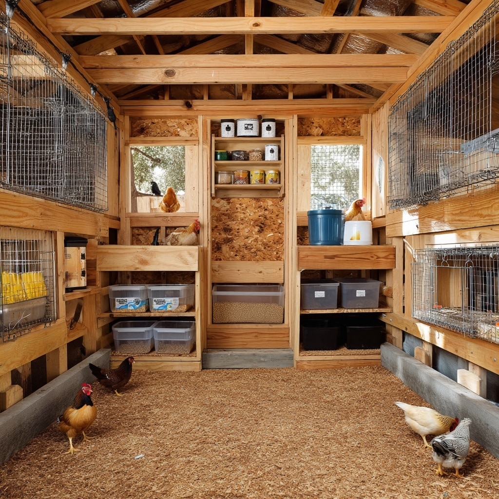 10 Chicken Coop Ideas for Your Backyard Flock 13 Dual-Zone Interior Coop