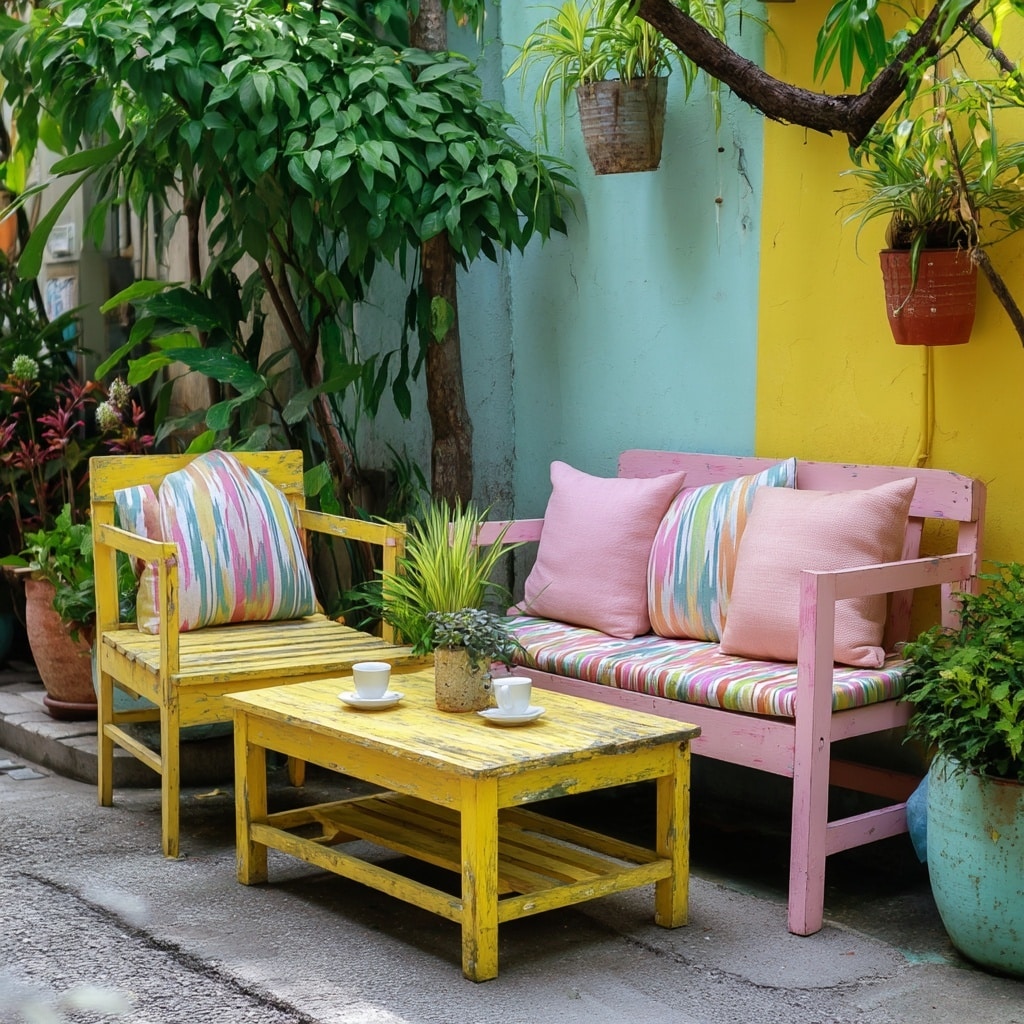 Paint Old Outdoor Furniture
