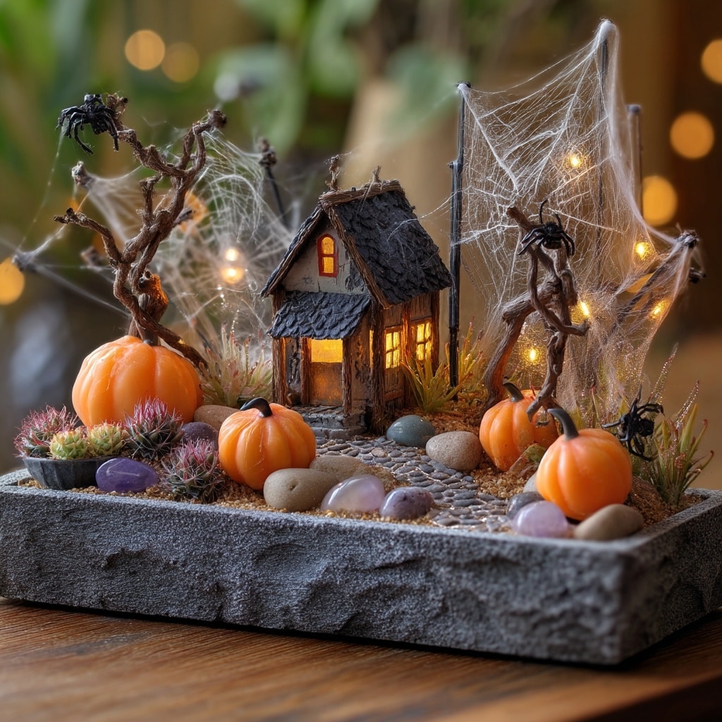 Halloween Diorama Fairy Garden