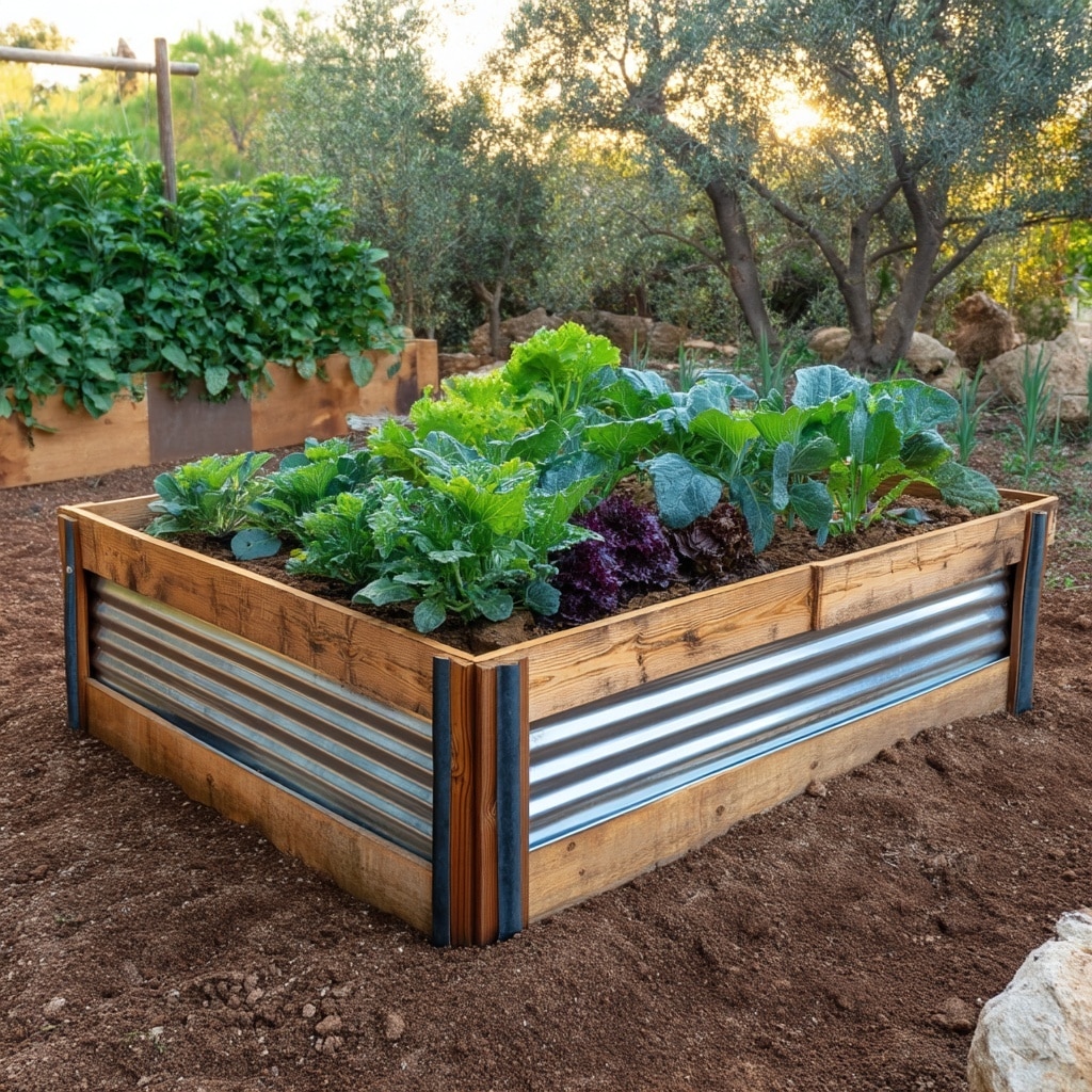 Corrugated Metal & Hybrid Raised Beds