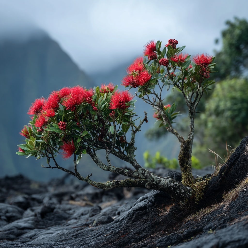 6 Iconic Tropical Flowers of Hawaiʻi 8 Ōhiʻa Lehua