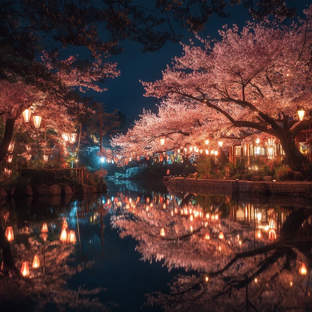 25 Fascinating Cherry Blossom Facts You Never Knew 15 Some Cherry Blossom Varieties Glow at Night