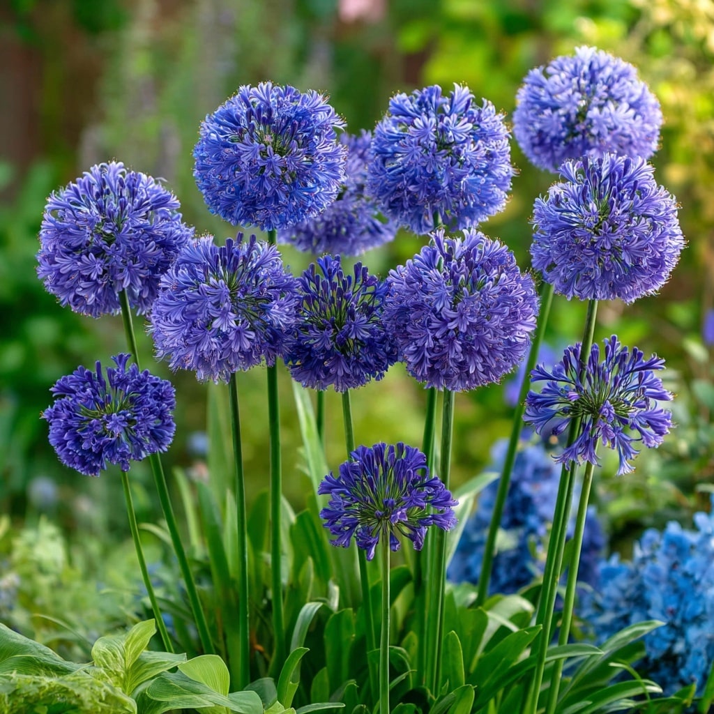 6 Stunning Blue Flowers to Brighten Your Garden 2 African Lily (Agapanthus)