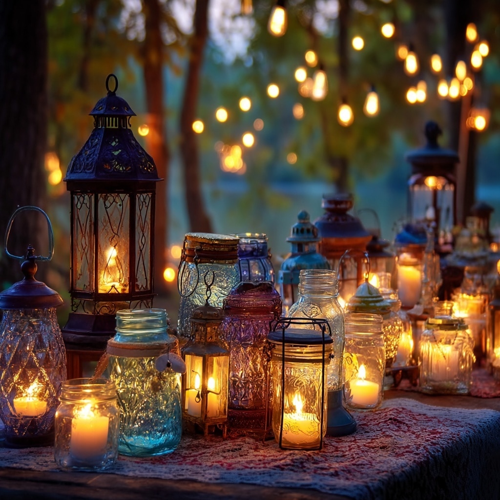 Vintage Lanterns and Candles