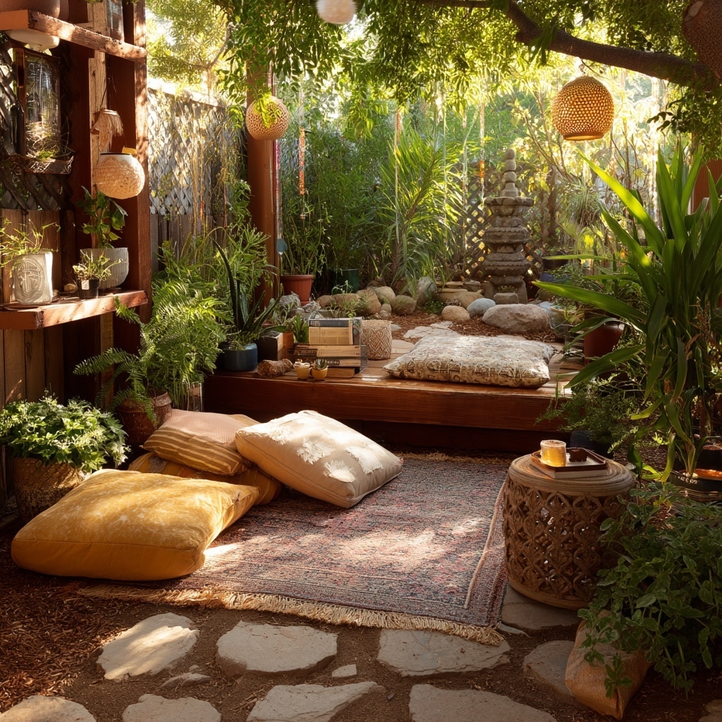 A Meditation or Yoga Nook