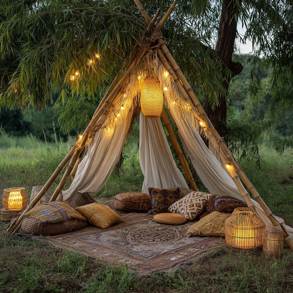  A Boho Teepee or Garden Tent