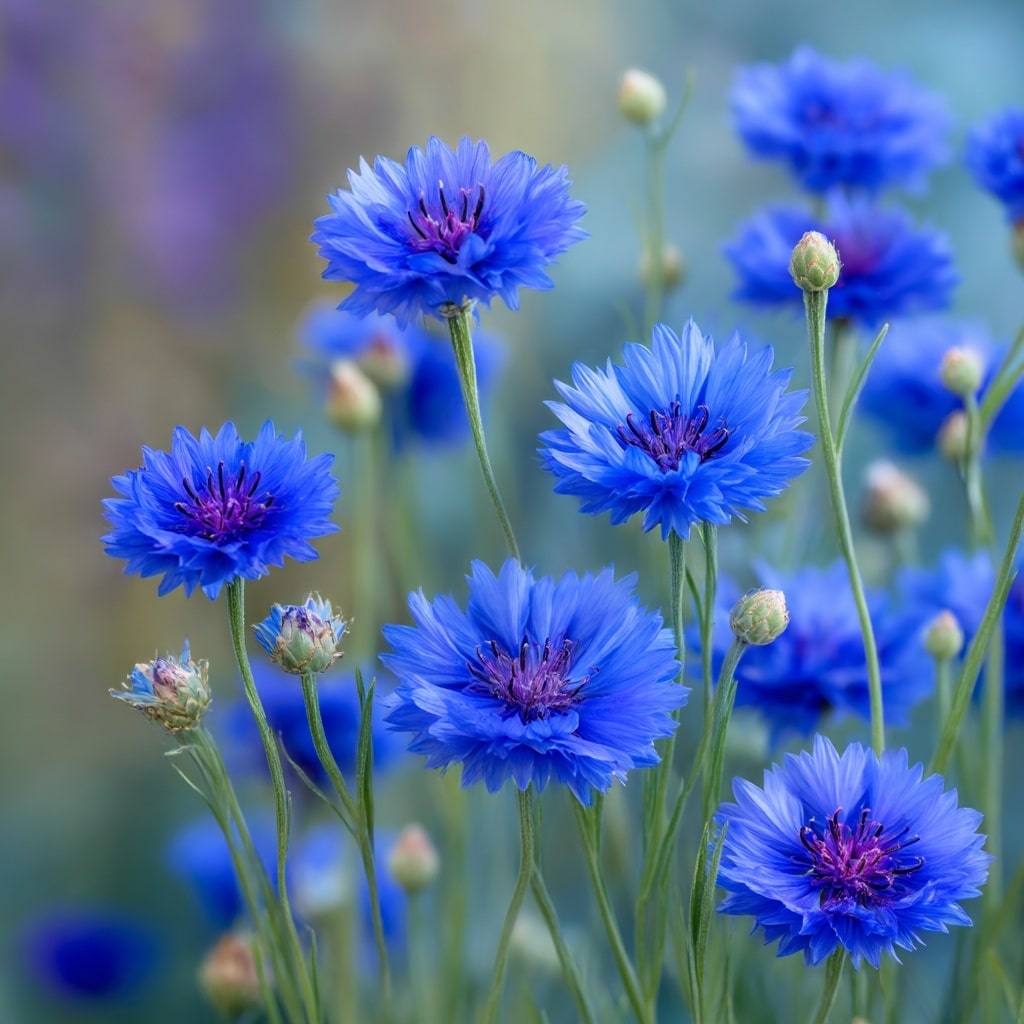 6 Stunning Blue Flowers to Brighten Your Garden 5 Cornflower (Centaurea)