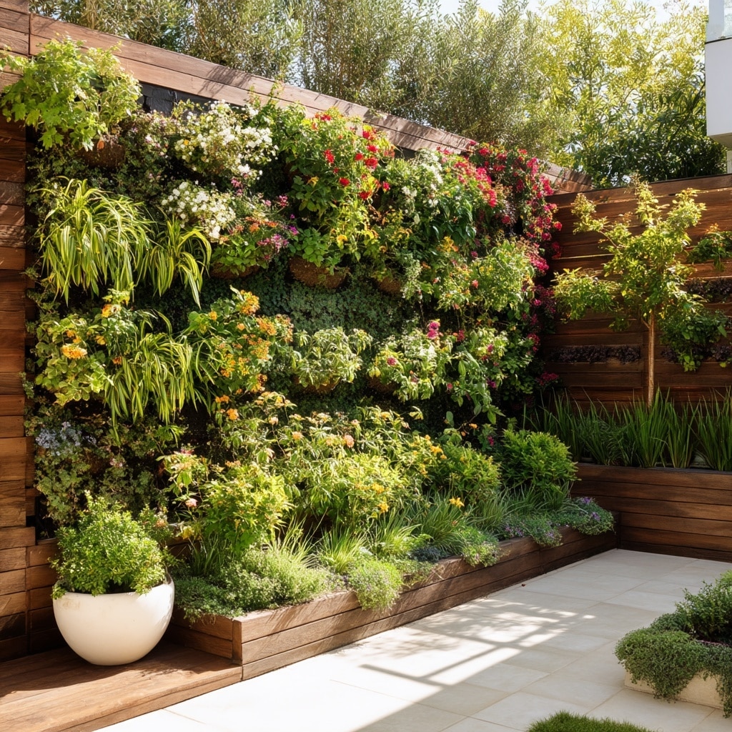 10 Landscaping Ideas for Your Small Backyard 4 Vertical Garden Wall