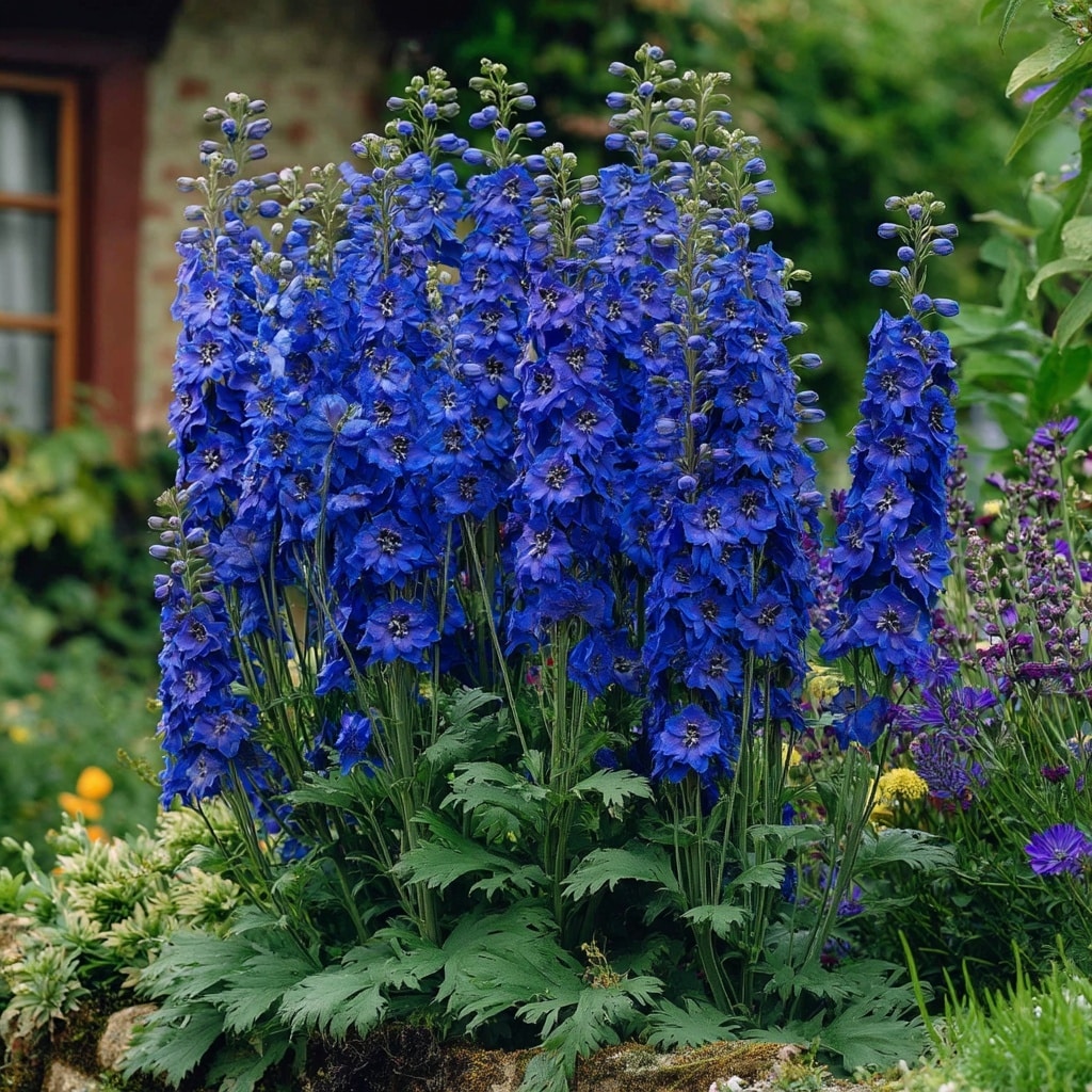 6 Stunning Blue Flowers to Brighten Your Garden 6 Delphiniums (Delphinium spp.)
