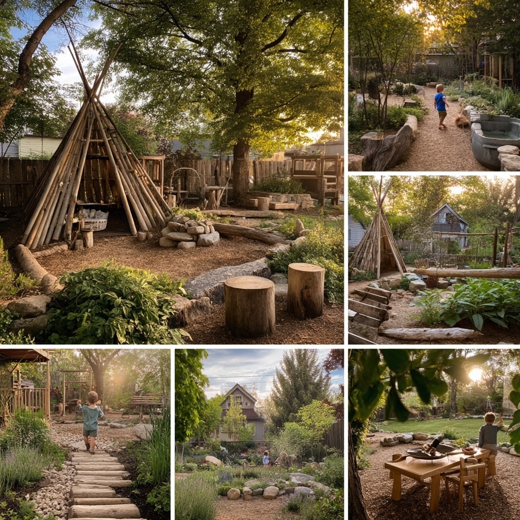 Examples of Natural Outdoor Playground Ideas