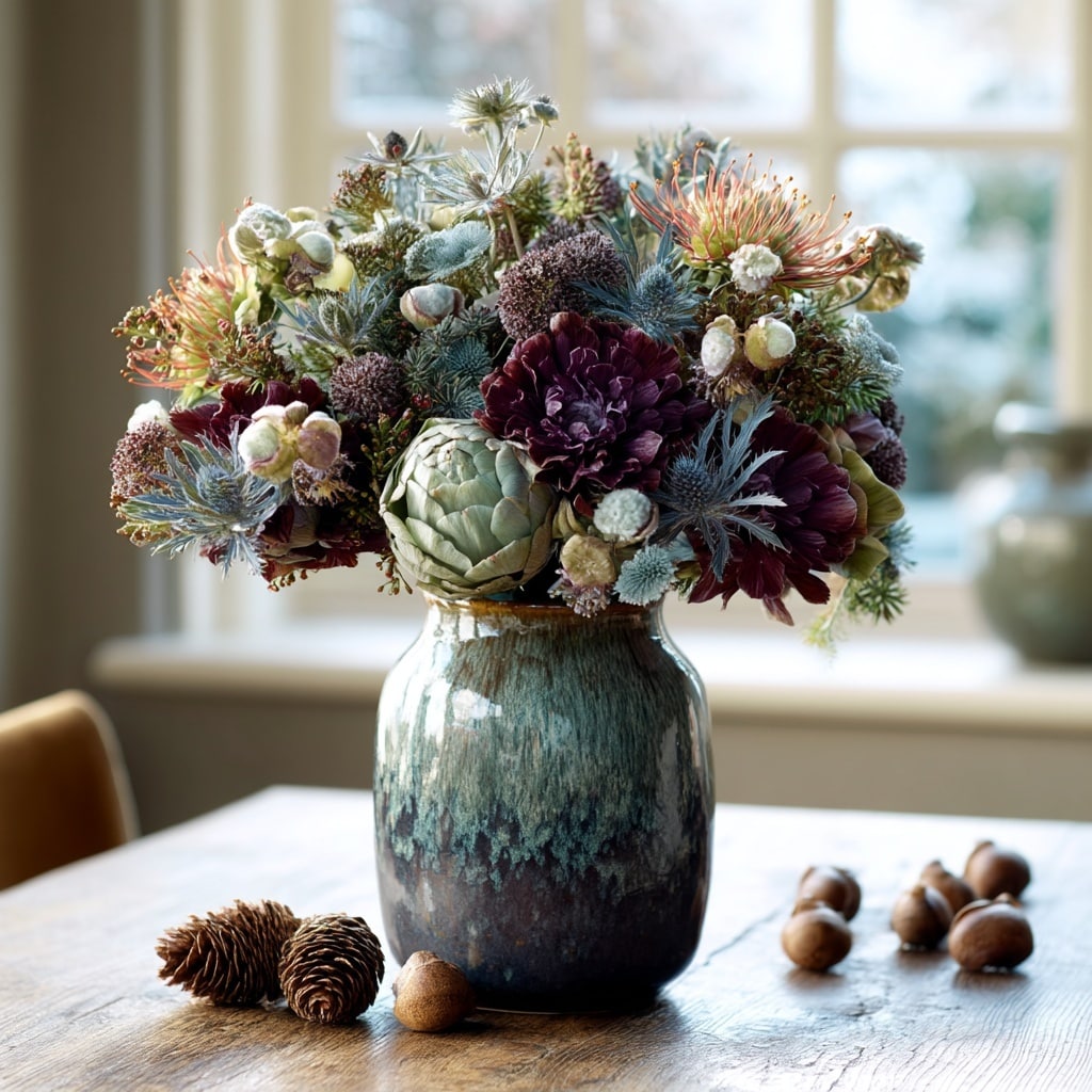Creating Winter Flower Arrangements and Displays